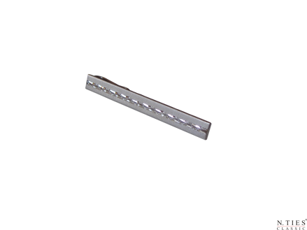 Kravatová spona stříbrná - Rhodium 