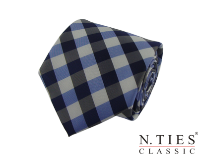 Kravata modrá - mikrovlákno