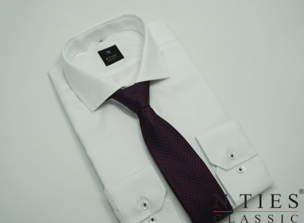 Košile s hedvábnou kravatou