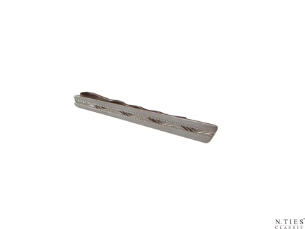 Kravatová spona stříbrná - Rhodium 