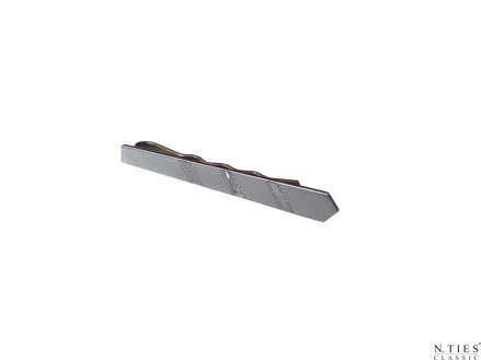 Kravatová spona stříbrná - Rhodium 