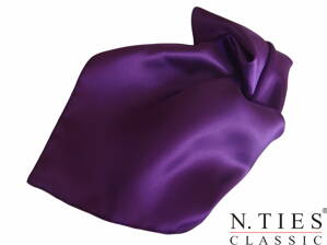 Šátek, fialová - Violet Orchid - hedvábný acetátový satén
